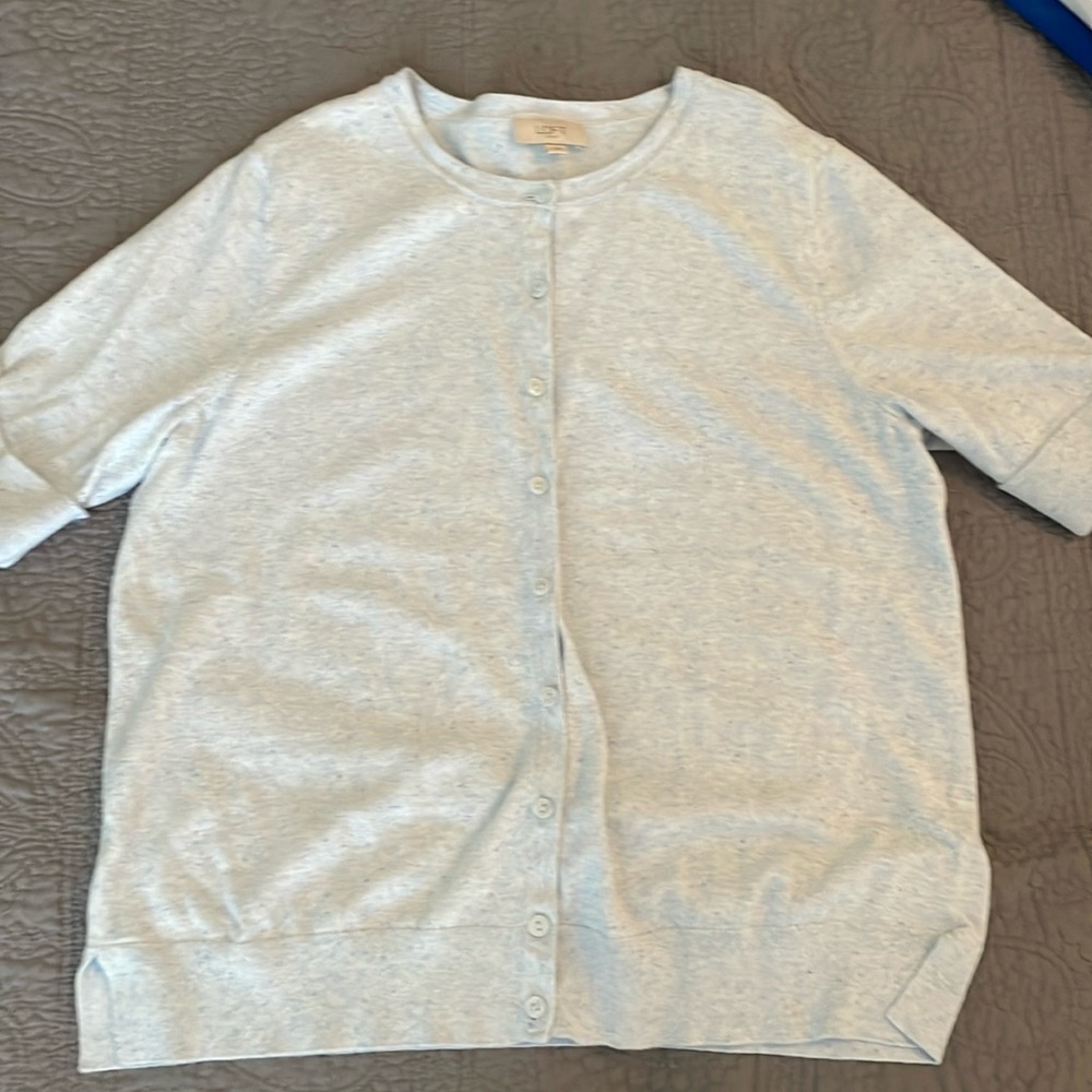 Short sleeve cardigan
